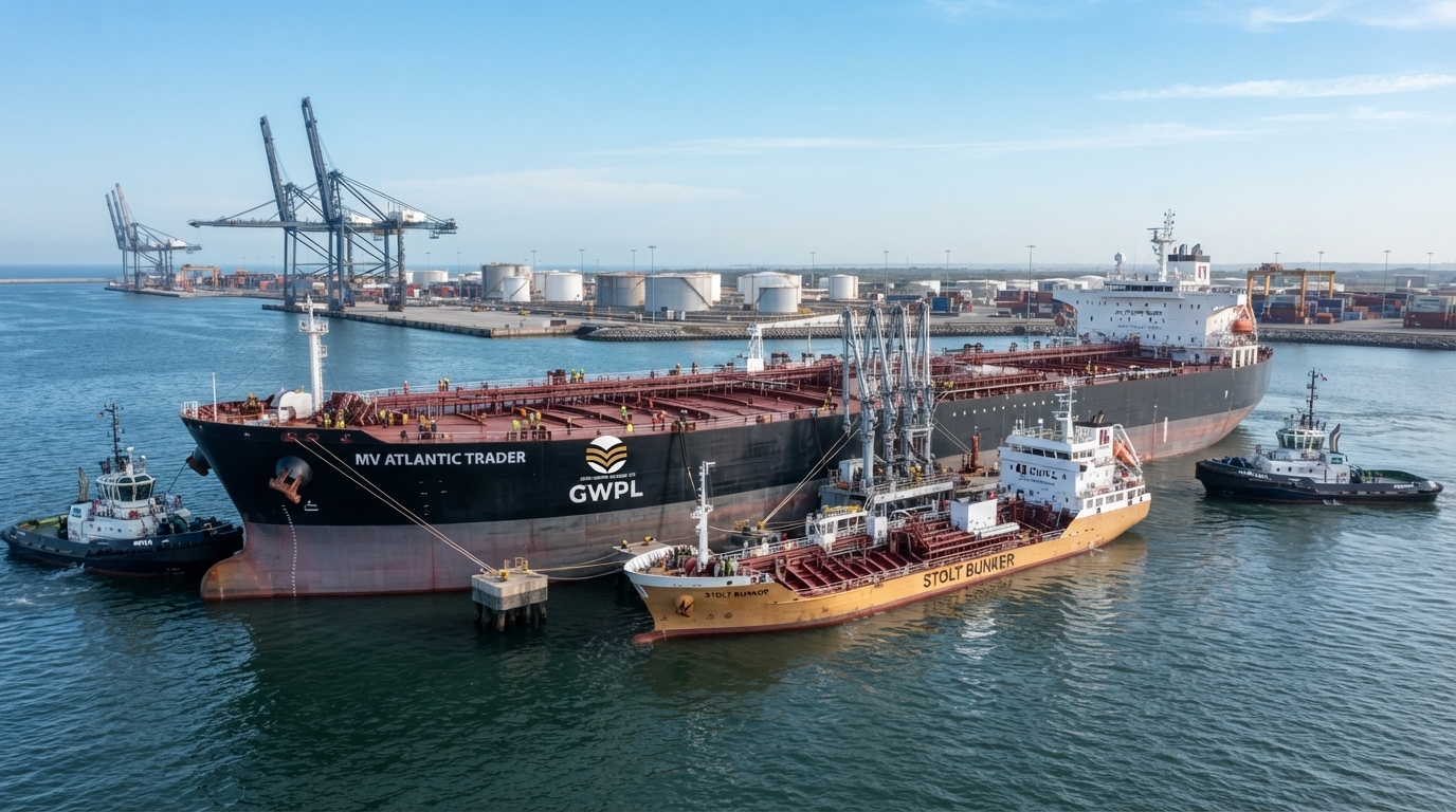 Marine fuel tanker